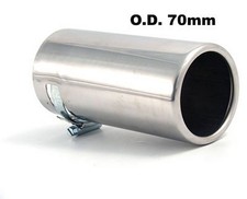Rolled Exhaust Tip 55-65mm Big