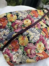 Vintage 1930s Fabric Screen Print Floral Bag