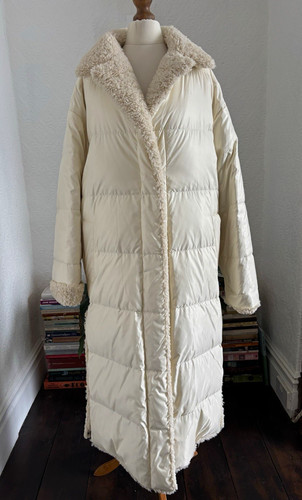 Michael kors ivory long puffer - long,