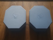 TWO GENUINE SWAROVSKI Jewellery Presentation/Gift Boxes - Blue 18cm x 15cm x6cm