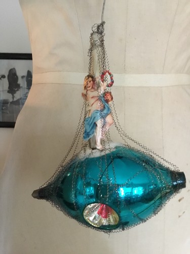 Antique wire wrapped blown - wrapped,
