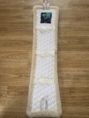 Nuumed white wool short girth - wool,