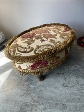 Vintage Oval Footstool Foot