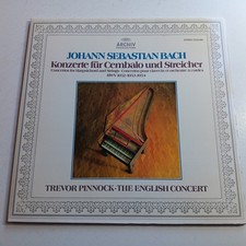 Bach / Trevor Pinnock / Concertos for Harpsichord and Strings 1981 LP FAST POST