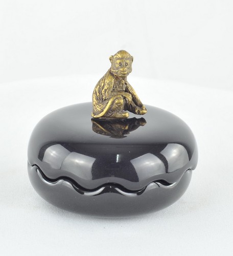 Box figurine powder - box, monkey
