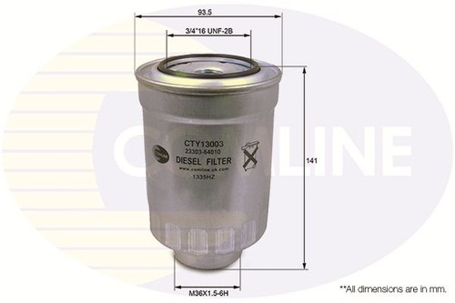 Fuel filter fits ford - fits, ranger