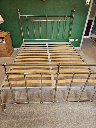 King size silver metal - king,