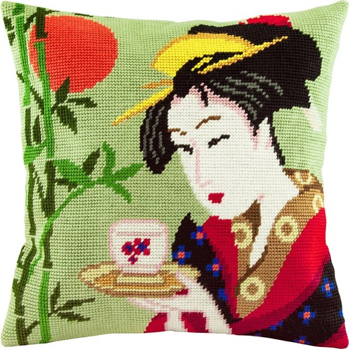 Needlepoint pillow kit - needlepoint,