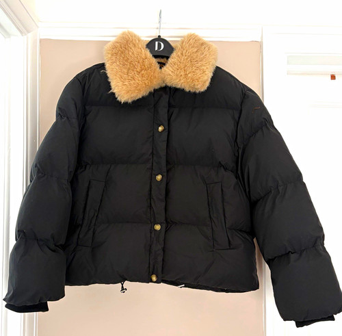 Women black puffer - h&m,