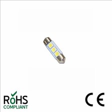 24 VOLT FESTOON LED BULBS 38 - 39 mm  Various Colours 242 GLB242 LLB242 - Bright