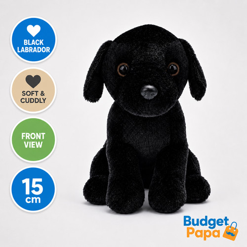 Black labrador dog - black, toy