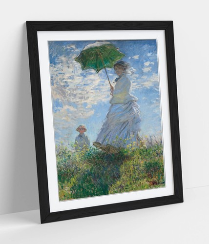Claude monet woman with - with, a
