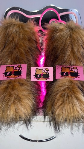 Brown faux fur - faux, emo