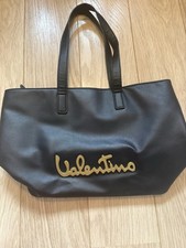 Black Valentino Handbag With Slight Imperfections As Shown