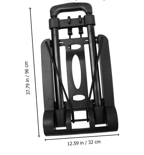 Trolley handheld black travel - trolley,