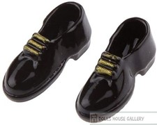 Mens Black Shoes With Gold