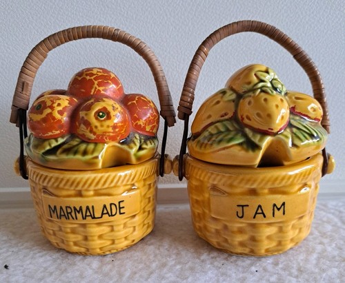 Marmalade and jam - and, pots