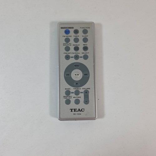 Teac 1104 remote control - teac,