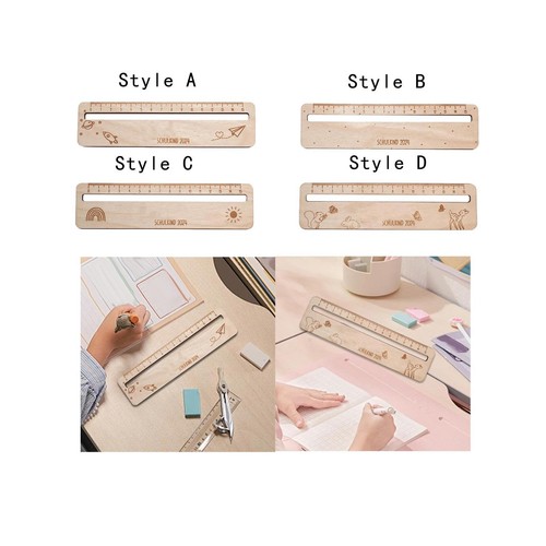Cartoon ruler drawing gift - drawing,