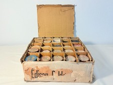 Edison Cylinder Record Phonograph Reels Columbia Collection in Original Box - Very Rare