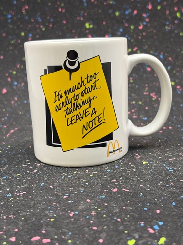 Mcdonald ceramic coffee mug - ceramic,