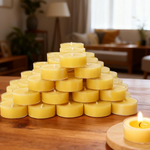 Pcs beeswax tealight - 50,