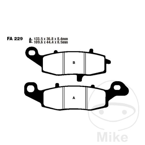 Ebc sintered brake pads - sintered,