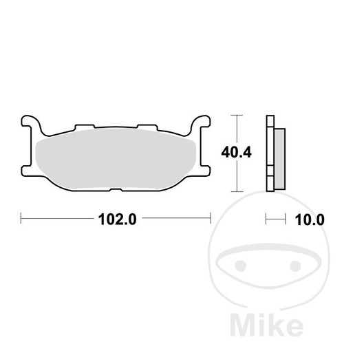 Trw sintered front brake pads - trw,