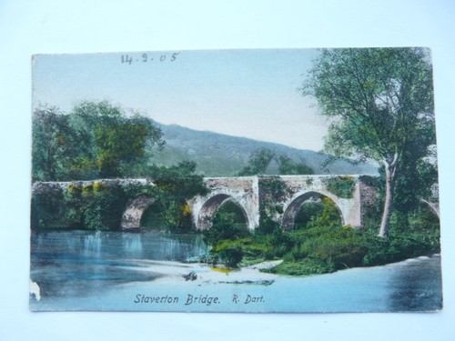 Staverton bridge river - bridge,,