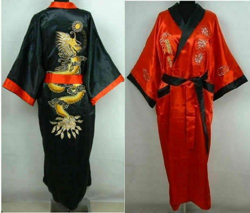 Men embroidered dragon - men's,