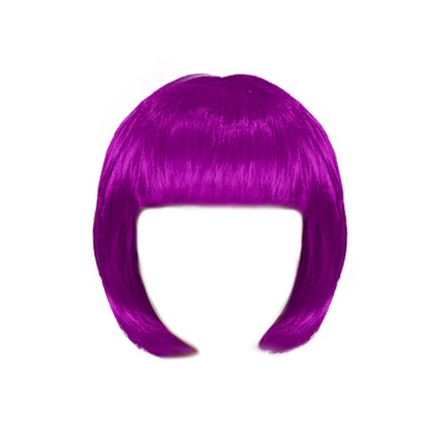 Short colored bob hairstyle - colored,