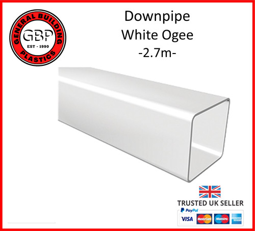 Ogee white gutter 135mm - ogee,