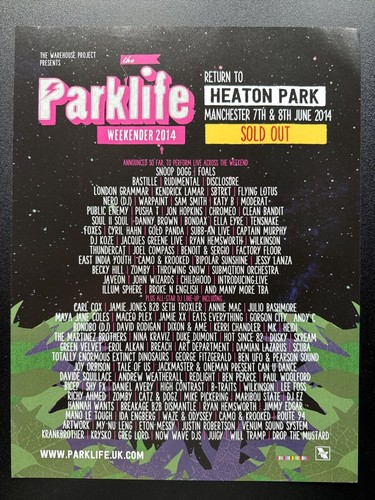 Parklife festival 2014 snoop - 2014,