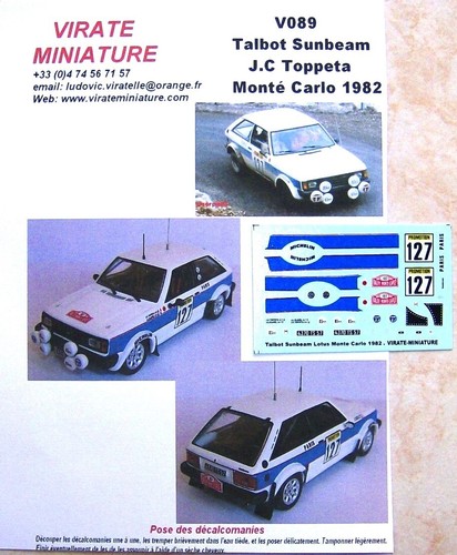 V089 talbot sunbeam lotus - lotus, j.c