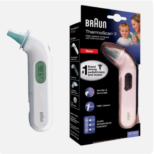 Braun thermoscan 3 ear - 2, x