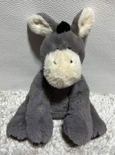 M&S GREY DONKEY SOFT TOY COMFORTER PLUSH 11" 07970955 Marks & Spencer 