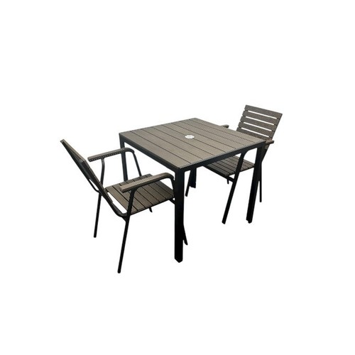 Brown garden furniture set - brown,