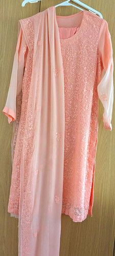 Ladies embroidered salwar - ladies,