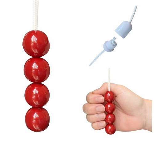 Glossy dark red resin - red,