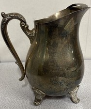 Vintage Silver Plated Water