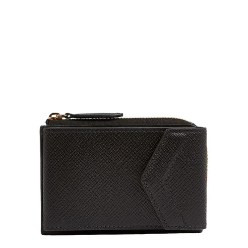 Smythson black envelope zip - envelope,