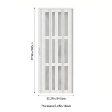 Matte Wood Effect Folding Door