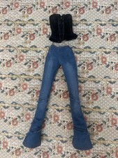Rupaul Integrity Toys Glamazon Fashion Royalty Outfit Jeans And Bustier RARE