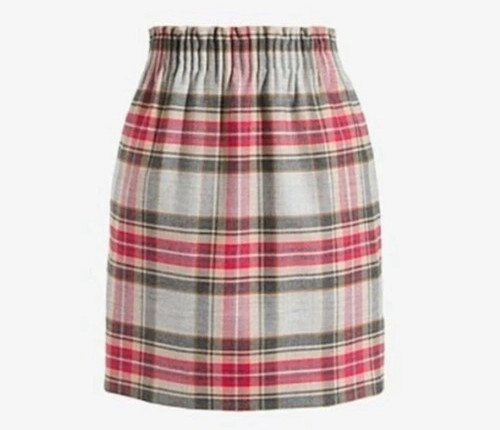 Crew tartan plaid wool mini - tartan,