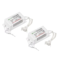 2Pcs 4x2x1" Electronic Ballast 220V 22/55W Ring Fluorescent Lamp Ballast Silver