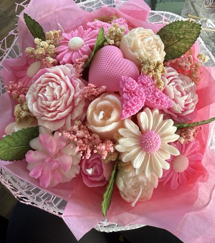 Scented soy wax flowers - scented,