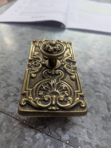 Antique edwardian brass - &, wood