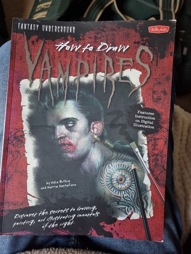 How draw vampires fantasy - to, (fantasy