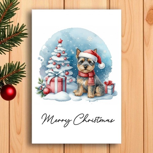 Australian terrier christmas - australian,