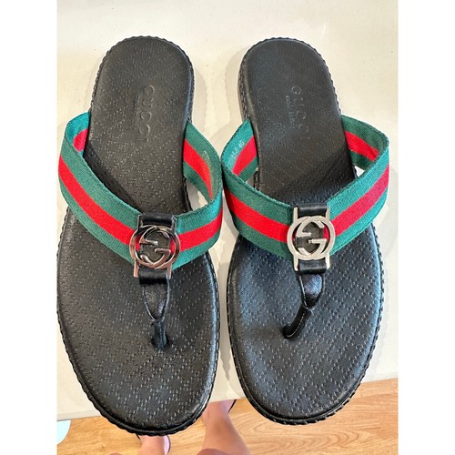 Gucci men thong sandal with - gucci,